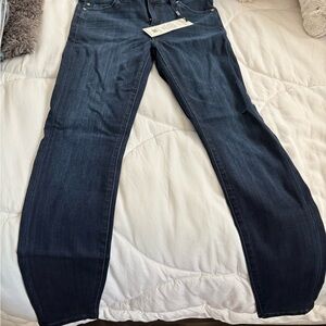 Liverpool Blue Straight Leg Jeans with Vintage Wash